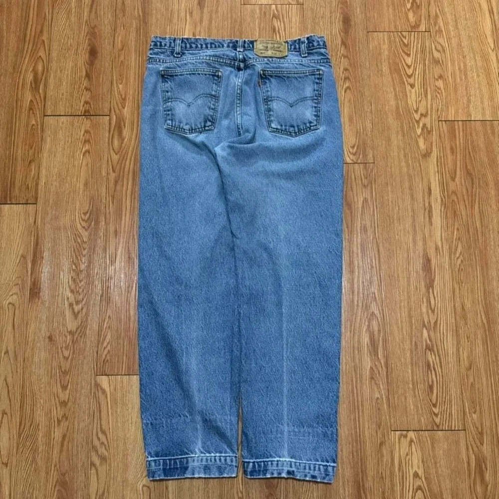 Levi's Men's Jeans Orange‎ Tab 90s Faded Blue USA Made Measures 33x28
